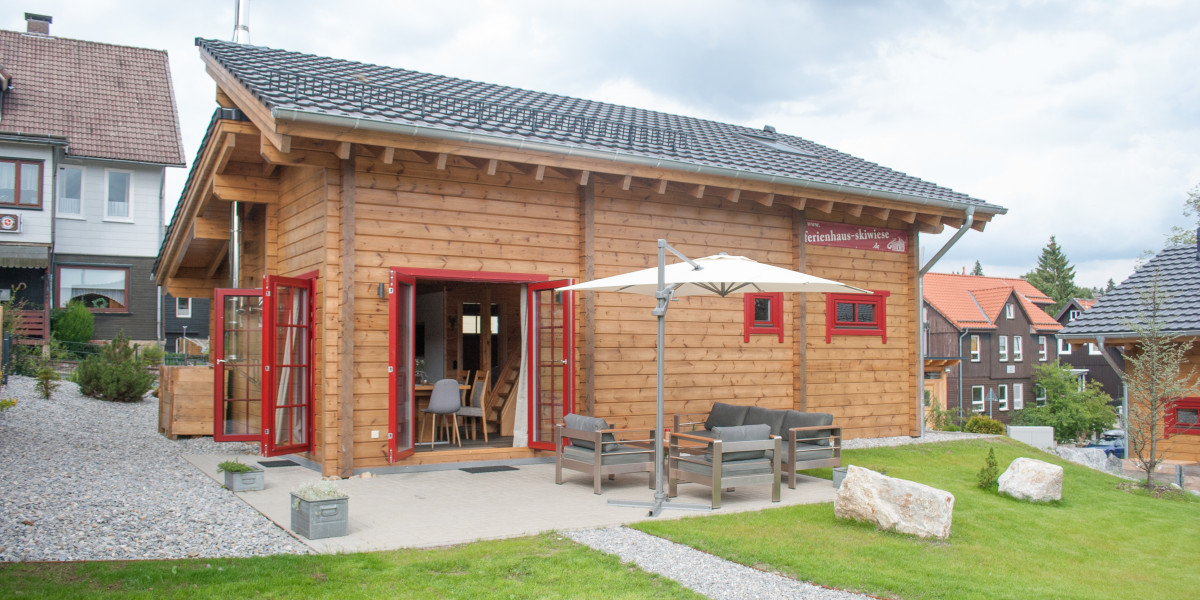 Blockhaus an der Skiwiese