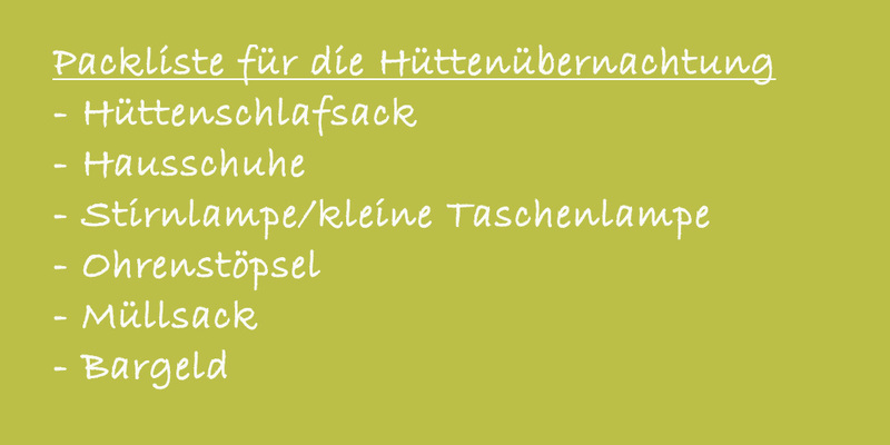 Packliste