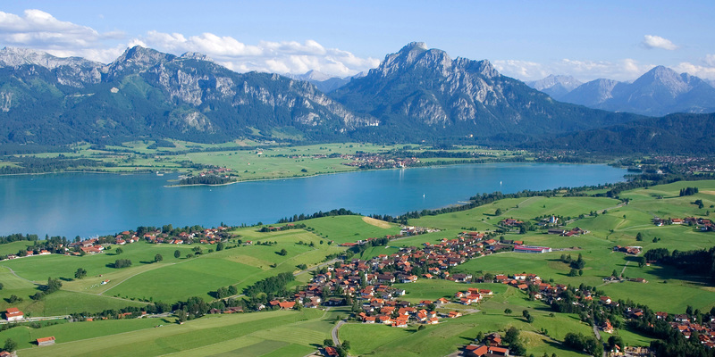 Luftaufnahme von Rieden