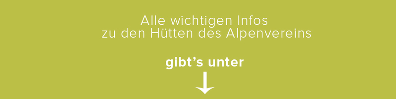 Wichtige Infos zu den Hütten